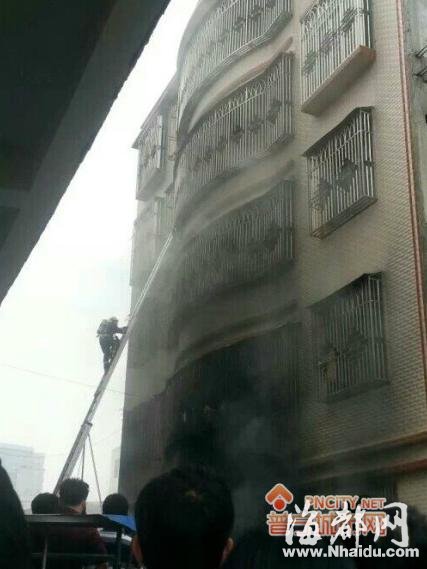 广东普宁一间内衣作坊发生火灾 11人遇难