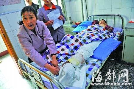 男子摔倒乱擦药酒止痛遭感染 面临高位截肢