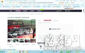 江苏宜兴法院网拍万头生猪 16分钟竞价46次