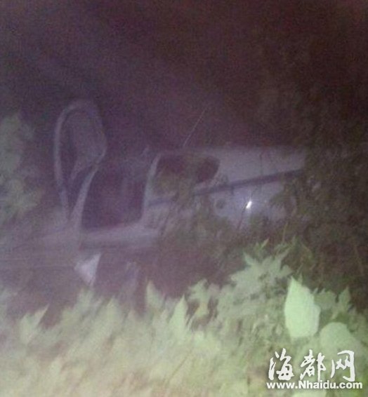 一驾小型飞机在河南新安坠落 机上3人跳伞未受伤