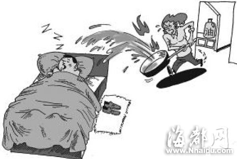 武汉一男子睡梦中遭妻泼滚烫热油 烫伤面积达50%