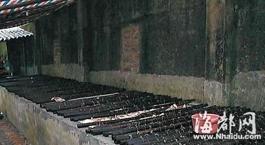 东莞一黑作坊用生蛆猪肉加敌敌畏制成毒腊肉