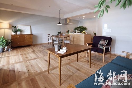 日本120㎡二手房翻新 享受木质舒适的禅意居所
