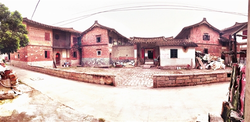  西刘村，一座座红砖厝保存完好、颇具风情 