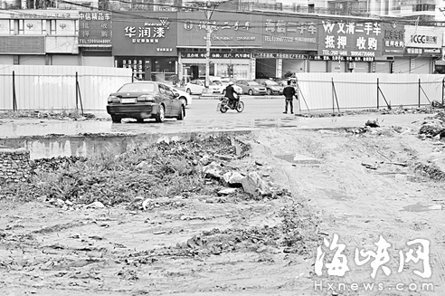 莆田下店路延伸工程 两年未完工