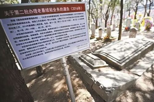 北京八宝山人民公墓自2013年以来办理了6281份墓穴续租业务，但愿意节地生态改造的不足一成。