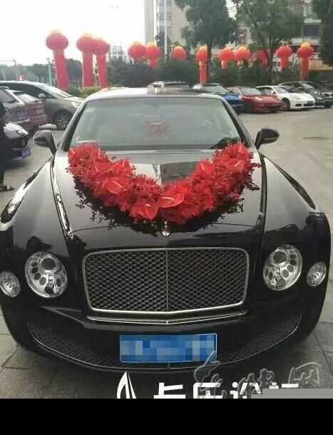 福州长乐又现豪车婚礼 各种豪车超跑总值过亿元