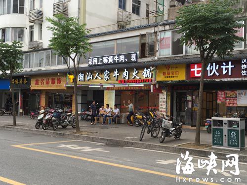 福州街头一度冒出许多潮汕牛肉火锅店 &nbsp;
