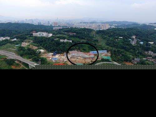 福州马鞍山隧道动建 软件大道一侧征迁未完成