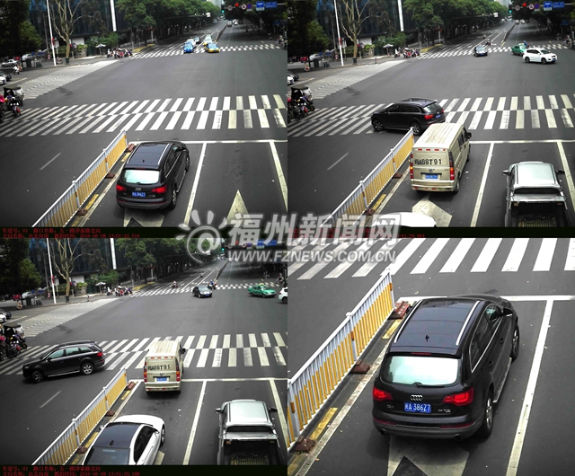 100辆车因乱掉头被罚 一车3小时3次滥用远光灯