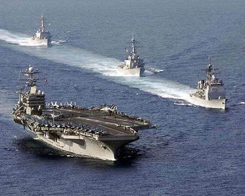 美海军两大舰队东西夹击封堵中国 威胁史无前例
