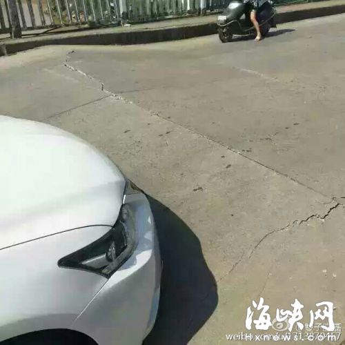 福州到底有多热 尚干大桥被晒“肿”封闭