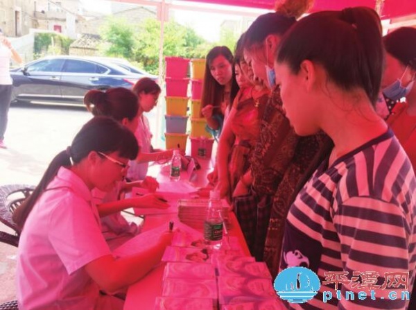 平潭敖东镇开展关爱女性生殖健康的普查活动