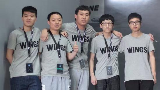 Wings战队的五名队员