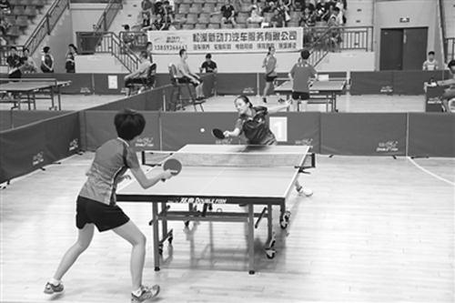 福建省青少年乒乓球冠军赛暨中学生联赛在松溪举办