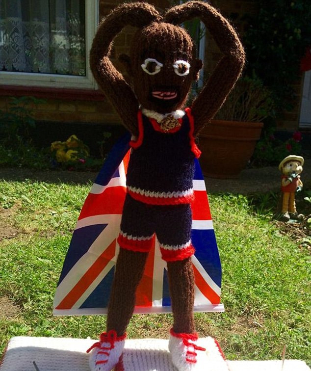 英国一家人以奥运明星为原型 制作搞笑玩偶(图)