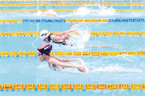 第三届市运会游泳比赛闭幕 共产生60枚金牌