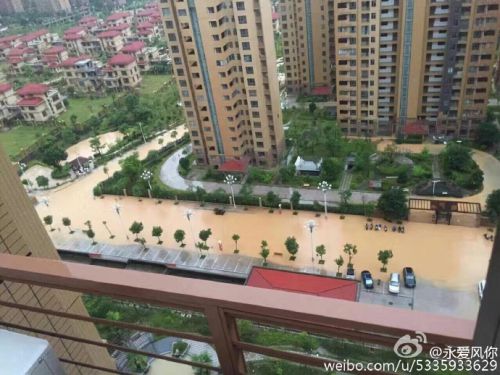 台风“莫兰蒂”来袭，一起看看贵安的现状