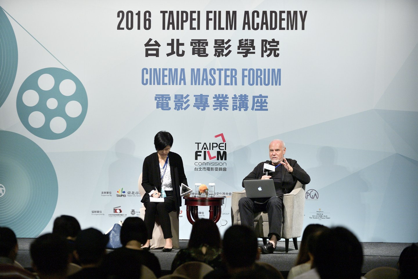 台北电影学院开幕 国际影人马可穆勒莅临开讲