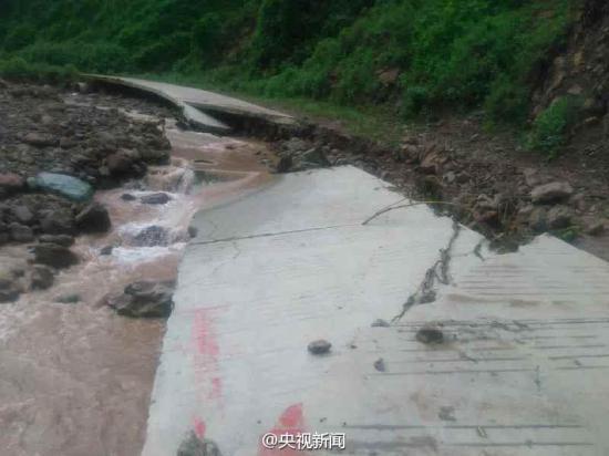 云南楚雄大姚县再遭强降雨 超2.5万人受灾