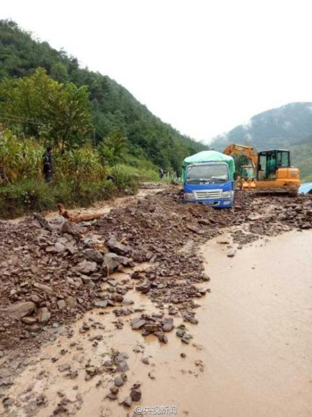 云南楚雄大姚县再遭强降雨 超2.5万人受灾