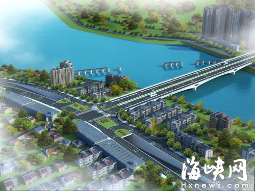 福州新洪塘大桥预计年底开工　将建设双向八车道