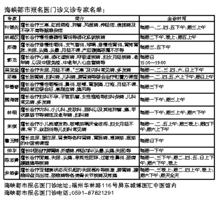 国庆长假 海都名医门诊不停诊每天义诊20人