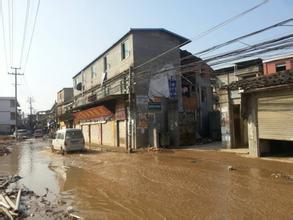 福州建新镇十字亭路 晴天积水雨天成河