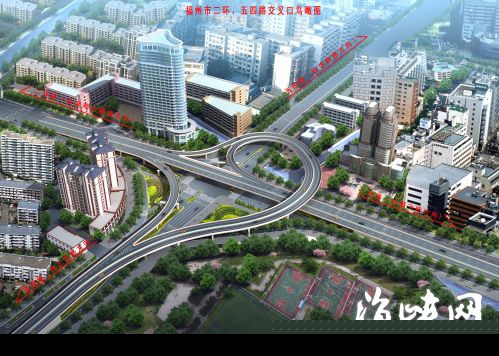 二环五四路口架桥解堵项目将启动 破解福州第一堵