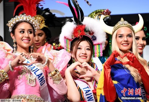 2016国际小姐选美大赛日本举行 70佳丽角逐桂冠