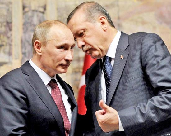 10月10日，普京与埃尔多安在伊斯坦布尔举行会谈。