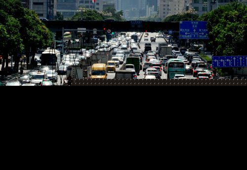 福州五四路口架桥项目开始探勘 交警建议绕行