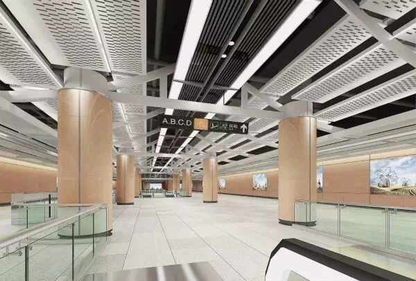 厦门地铁站台装修设计首度曝光 一大波效果图袭来……