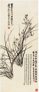 吴昌硕兰花