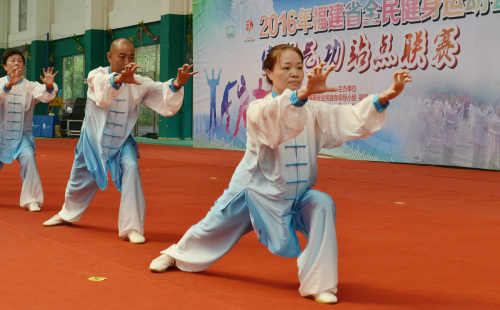 2016年福建省全民健身运动会健身气功站点联赛总决赛举行