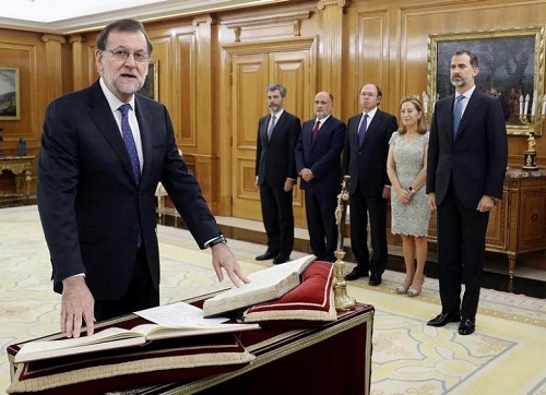 拉霍伊连任西班牙首相 少数派政府执政或困难重重