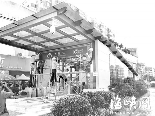 福州地铁1号线北段持续缩减围挡 还路于民