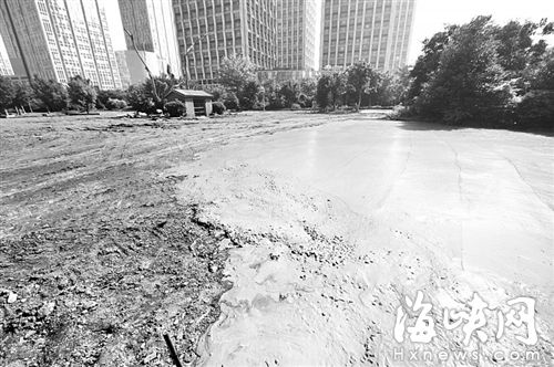 近千平米绿地被挖要建停车场？园林、市容已介入