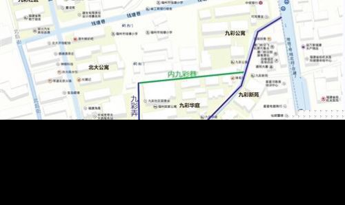 福州市九彩巷弄 原是一块韭菜园 