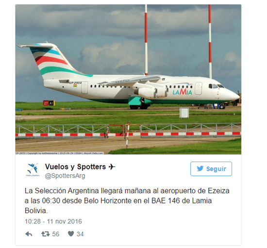 天哪！坠毁飞机18天前曾搭载梅西 阿根廷全队乘坐
