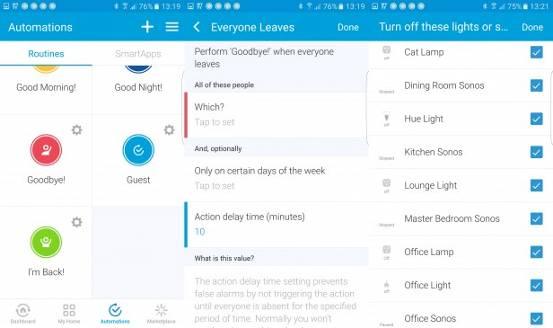 三星SmartThings平台体验：界面简单 使用灵活
