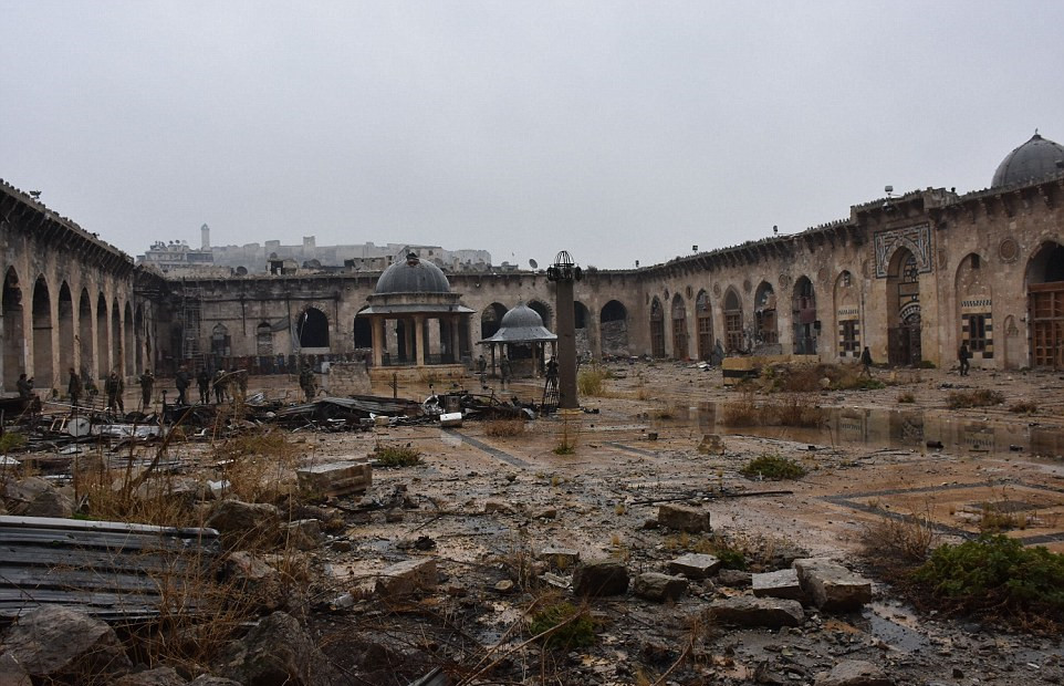 阿勒颇战前战后景色对比 苦战四年城市变废墟