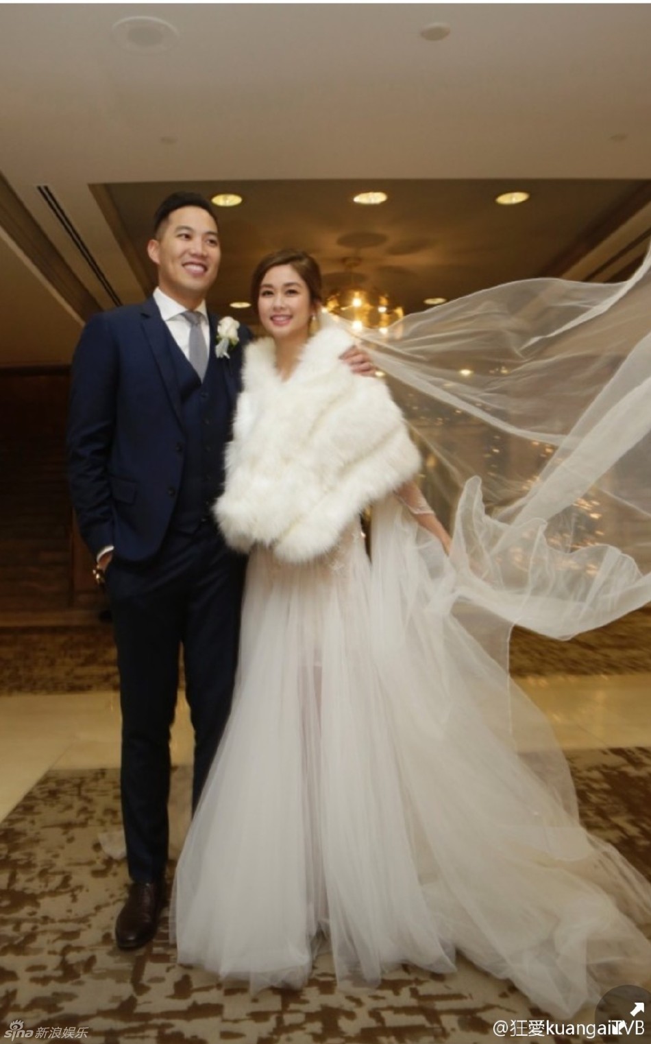 TVB艺人岑丽香温哥华举行婚礼 与丈夫十指紧扣 岑丽香个人资料（2）