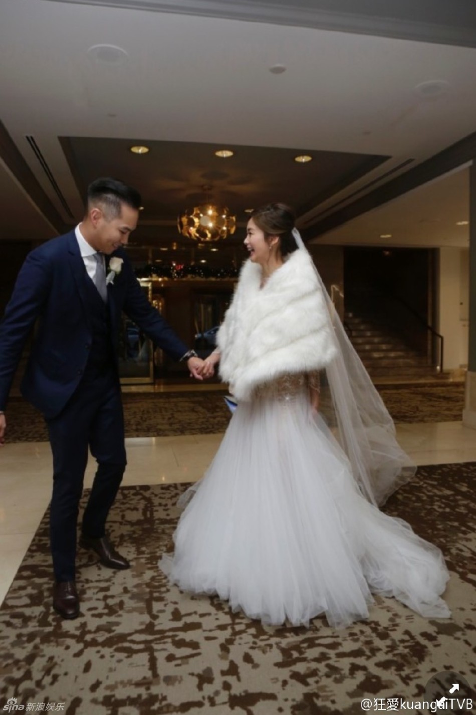 TVB艺人岑丽香温哥华举行婚礼 与丈夫十指紧扣 岑丽香个人资料