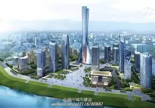 福州新地标518米摩天大楼或落定北江滨