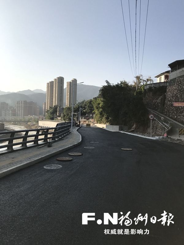 永泰樟树坂滨江路通车 提前1个月完成