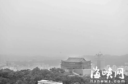 榕城昨日雾蒙蒙 空气质量下降现轻度污染