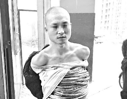 小偷盗近百斤电缆缠身 跑不动被抓(图)
