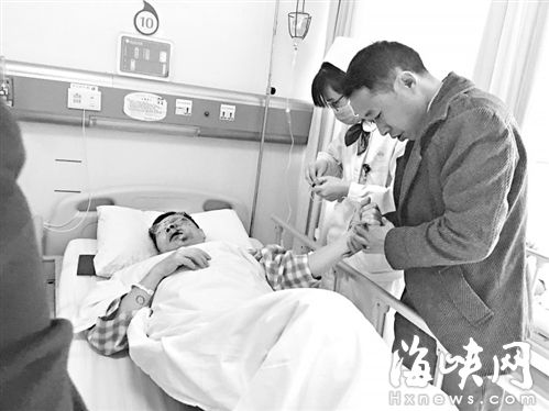 因送医及时，老人已脱险