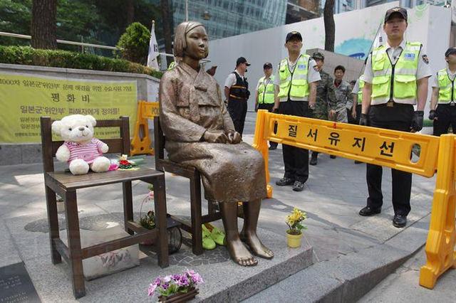 日韩关系或进一步恶化 韩欲在有争议独岛设慰安妇像 